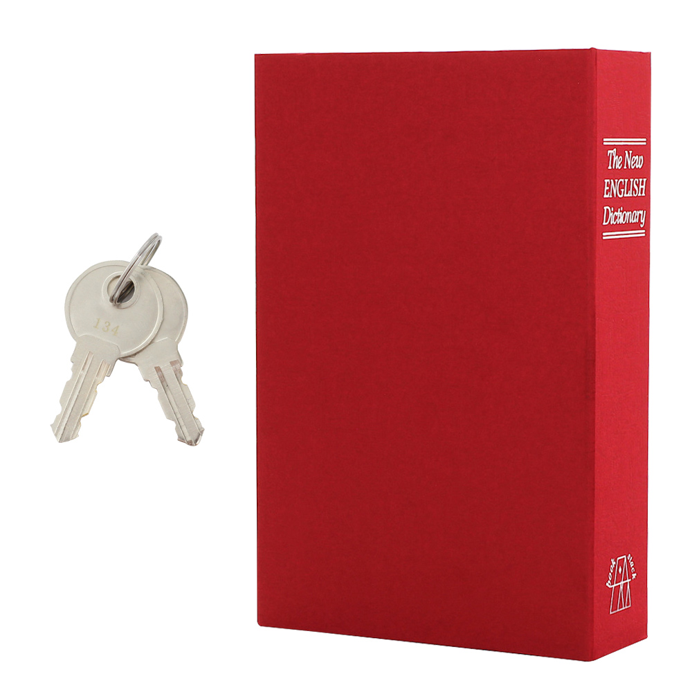 Rottner értéktároló kazetta Book Case (T05337, kulcsos, piros)