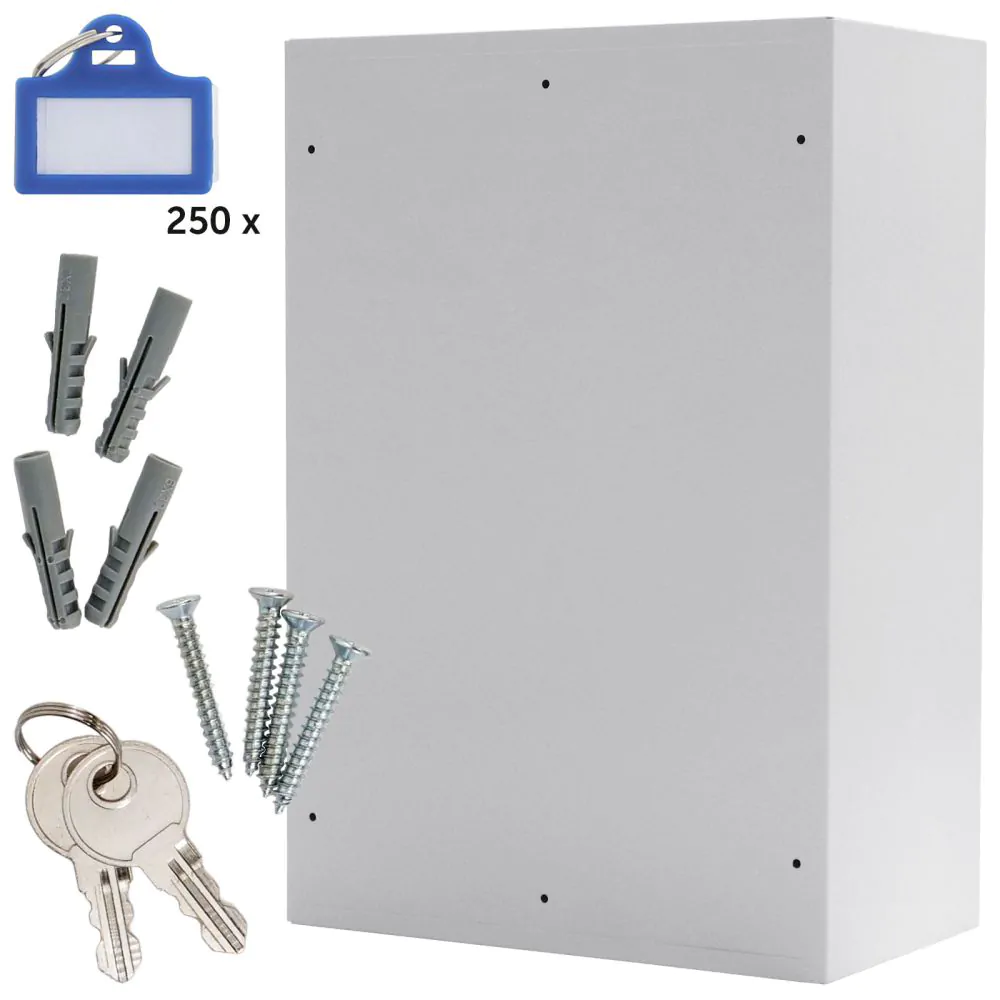 Rottner kulcstároló szekrény S 250 E (S00332, elektronikus zár, világos szürke)