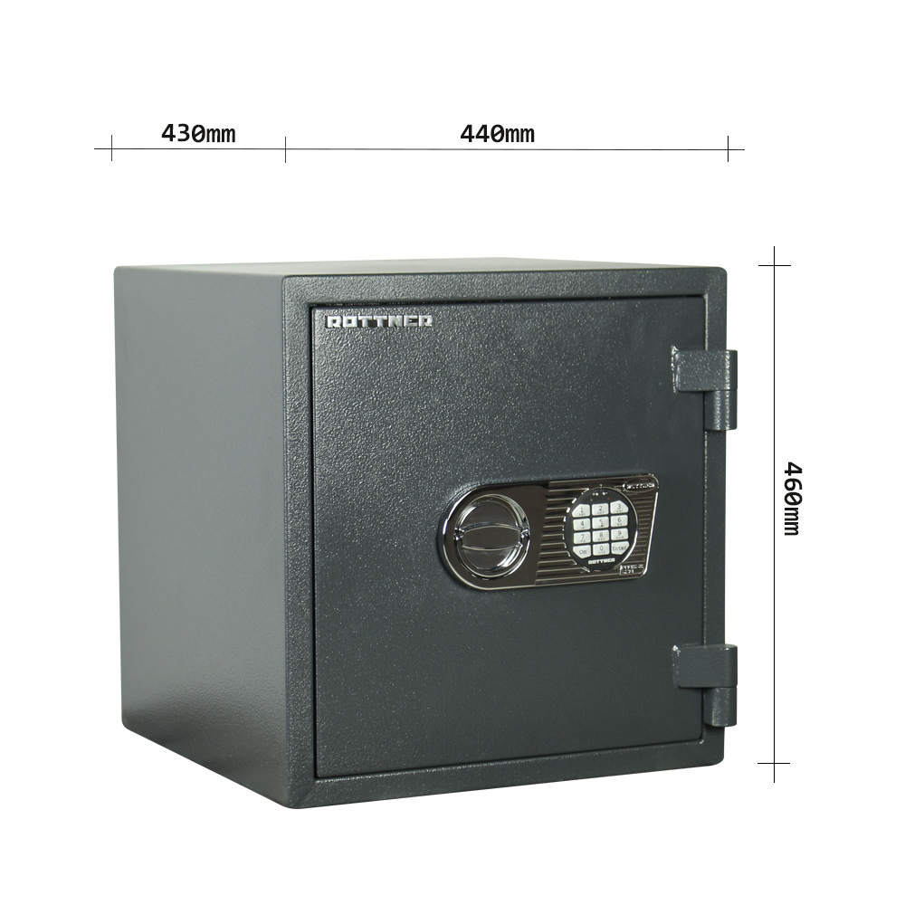 Rottner tűzálló páncélszekrény Atlas Premium 45 (T06206, elektronikus zár, antracit)