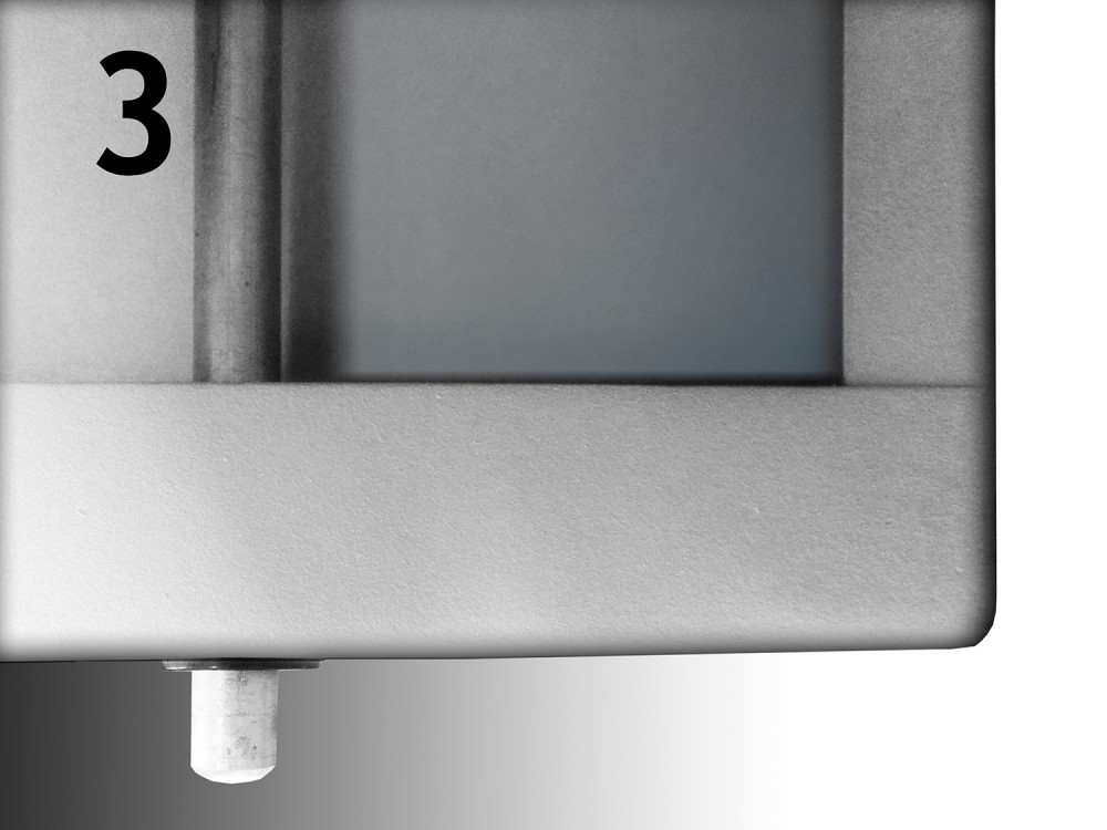 Strauss Metal ISZ-1 erősített (SM080111, kulcsos zár, világos szürke)